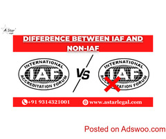 Difference between IAF and Non-IAF ISO Certification Call 9314321001
