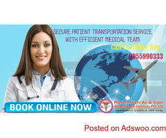 With Bed-to-Bed Service Shift Your Patient by Panchmukhi Air Ambulance Service in Kolkata