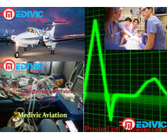 Avail Magnificent Medical Care Air Ambulance in Delhi by Medivic