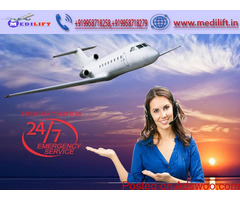 Hire masterly Air Ambulance Service in Dibrugarh with Doctor