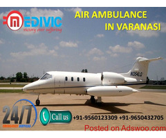 Get Very Smart and Most Superior Air Ambulance in Varanasi by Medivic
