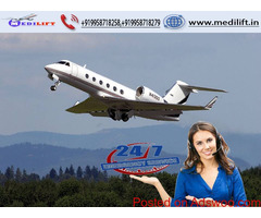 Get Advanced ICU Facility Air Ambulance Service in Bangalore by Medilift