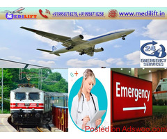 Hire the Fastest Train Ambulance from Patna to Mumbai by Medilift