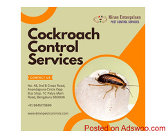 Cockroach Control Services in Magadi Road | Safe & Trusted