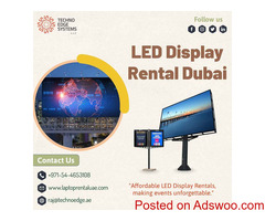 Why Choose LED Display Rental in Dubai for Events?