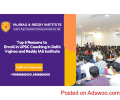 6 Reasons to Choose Vajirao and Reddy IAS For UPSC Coaching