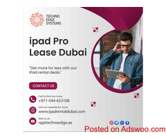 Top-notch Event iPad Pro Lease in Dubai