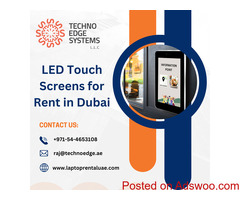 Which LED Touch Screen Rental is Best in Dubai?