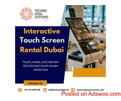 Why Choose Interactive Touch Screen Rental in Dubai?
