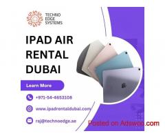 Can I Get iPad Air Rental in Dubai from Techno Edge Systems?