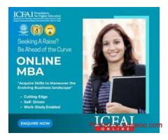 ICFAI Online MBA for Working Professionals | ICFAI Online MBA
