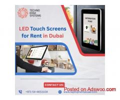 How to Rent the Right LED Touch Screen in Dubai?