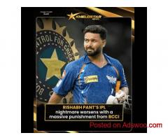 Rishabh Pant Penalized for On-Field Dissent