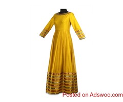 Look Trendy In Anarkalis From TheHLabel USA: Shop Now!