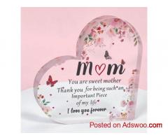 Extra 30% Off This Stunning Acrylic Heart Keepsake – The Perfect Gift Mom Will Treasure Forever!