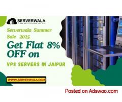 Serverwala Summer Sale 2025 - Get Flat 8% OFF on VPS Servers in Jaipur