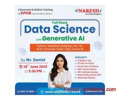 Hands-On Full Stack Data Science & AI Training | Free Demo | +91 8179191999