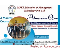 Institute for  hotel management  Ranchi