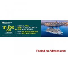 Get up to US$ 1500 off with Norwegian Cruise Line: