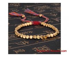 Buddha Stones Tibetan Copper Beads Healing Luck Bracelet