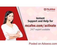 McAfee Activate - Enter McAfee Product Key