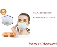 buy novel coronavirus Disposable medical 3 layer face mask / 3 ply surgical face mask with earloop