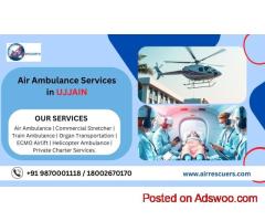 24/7 Lifesaving Air Transfers in Ujjain