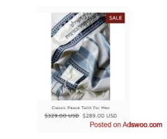 Celebrate Love and Tradition with a Stunning Wedding Tallit from Galilee Silks!
