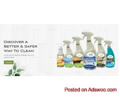 Eco Cln: Safe, Effective & Non-Toxic House Cleaners for a Greener Home