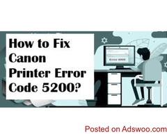 How to Fix Canon Printer Error Code 5200?