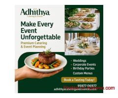 Adhitya Catering & Events – Specializing in Pure Vegetarian Catering Across Madurai