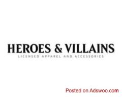 heroesvillains. com 20% OFF All Products