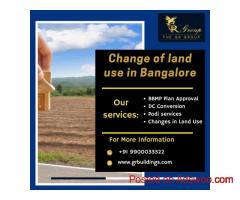 Change of land use in Bangalore