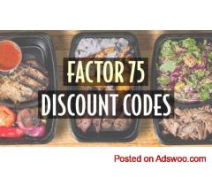 factor75.com 50% off first order and free breakfast for 1 year
