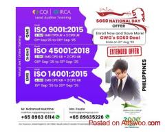 ISO Lead Auditor Course Training in Philippines