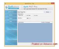 Effortless Way to Split PST Files | Softaken Software