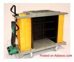 Durable Cleaning Cart for Hotels – AGH Housekeeping Solution