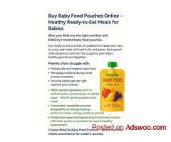 Buy Baby Food Pouches Online – Healthy Ready-to-Eat Meals for Babies