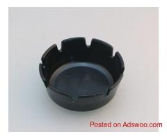 Hotel-Grade Deep Well Plastic Ashtrays – 4″ Deep, Stackable – Bulk Case