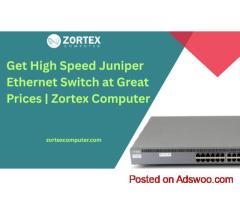 Get High Speed Juniper Ethernet Switch at Great Prices | Zortex Computer