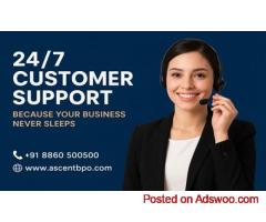 24/7 Customer Support Services – Ascent BPO