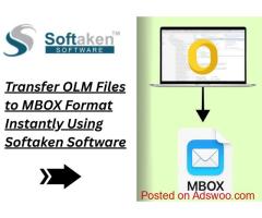Transfer OLM Files to MBOX Format Instantly Using Softaken Software