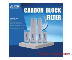 Top Manufacturer of Carbon Block Cartridge Filters in India