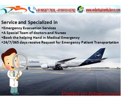 Vedanta Air Ambulance from Jabalpur at Reasonable-cost