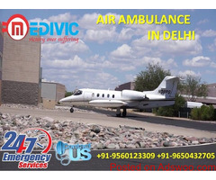 Get Safely Medical Rehabilitation Air Ambulance Service in Delhi by Medivic