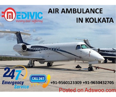 Take Trustworthy ICU Support Air Ambulance Service in Kolkata by Medivic