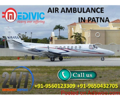 Utilize Full Hi-tech ICU Care Air Ambulance Service in Patna by Medivic