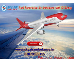 Take Sky Air Ambulance Service in Pondicherry
