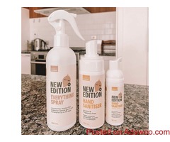 New edition hand sanitizer cleans 99% of germs and keeps clean for 24 hrs