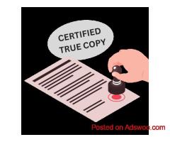 Certified True Copy - Notarizers.ca